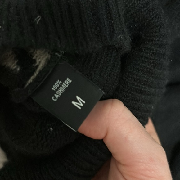 GOBI 100% Mongolian cashmere houndstooth sweater - Picture 4 of 4